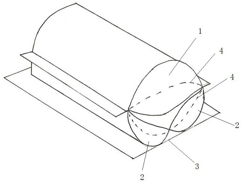 A supporting and shaping pillow and its production method