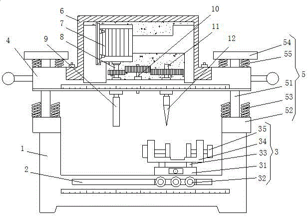 Device for finish machining of mechanical part