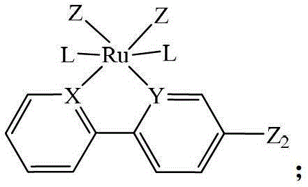 Heteronuclear ruthenium palladium bicyclic metal compound and preparation method and application thereof