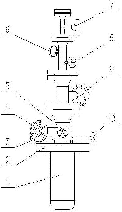 High temperature resistant feed nozzle