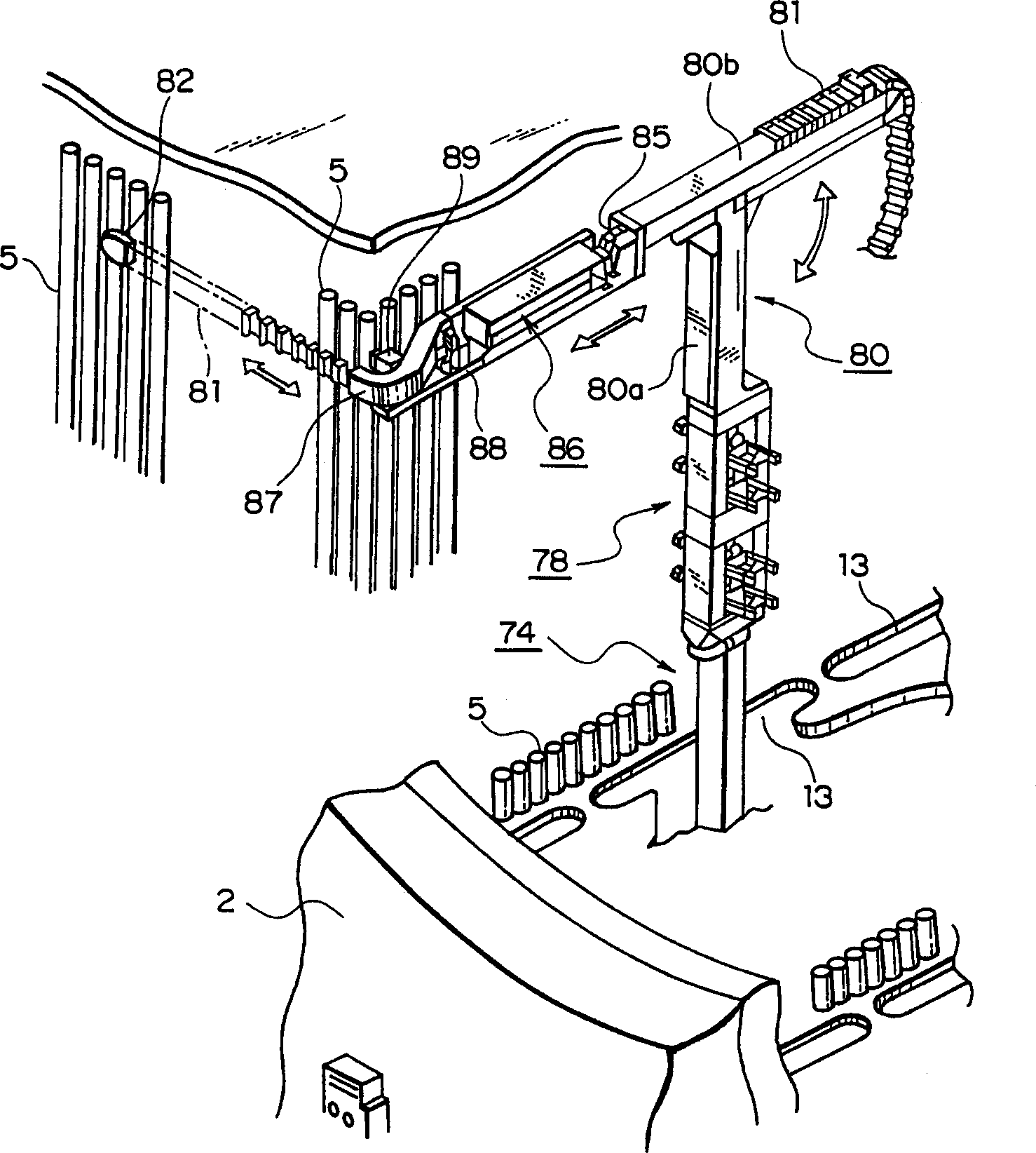 Descaling device for steam generator