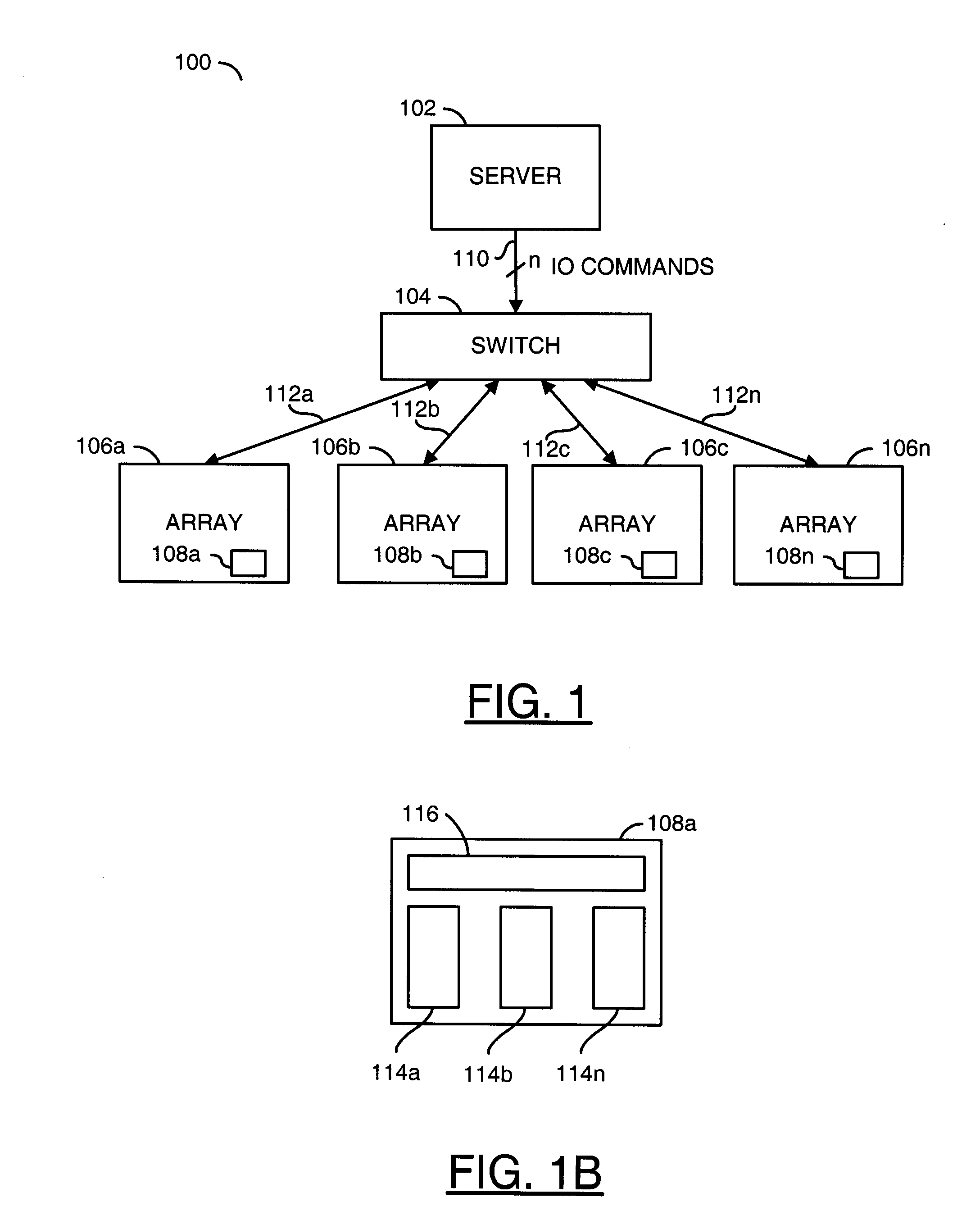 System for handling input/output requests between storage arrays with different performance capabilities