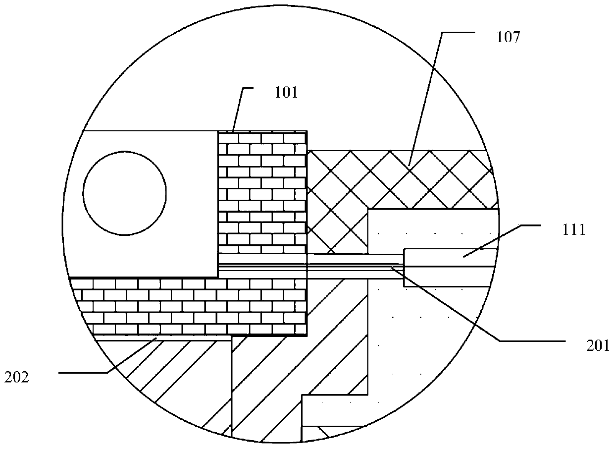 An adjustable and detachable high-efficiency energy-saving electric furnace