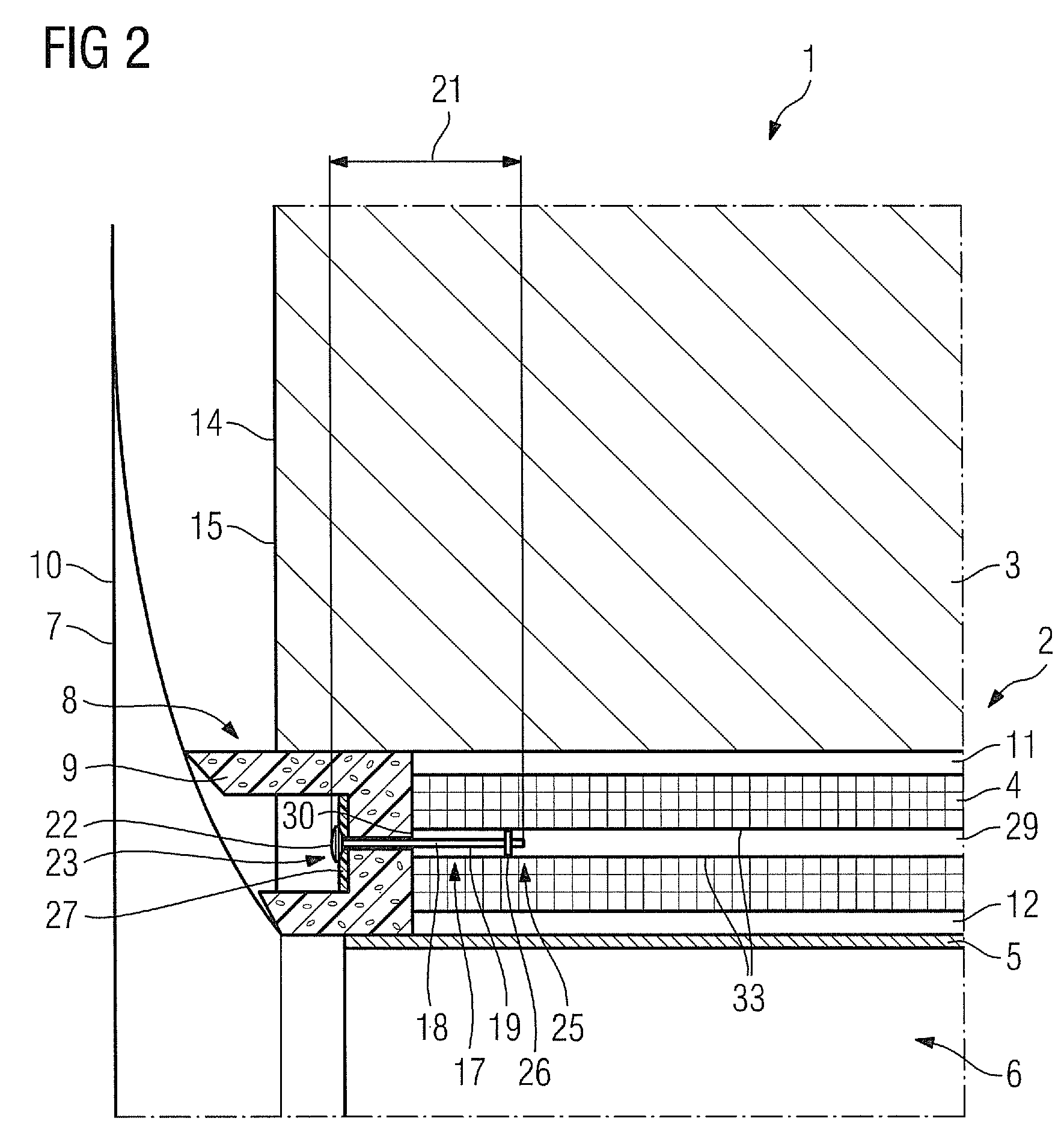 Magnetic resonance apparatus comprising a fastening element for attaching a noise-insulating element and a method for attaching a noise-insulating element