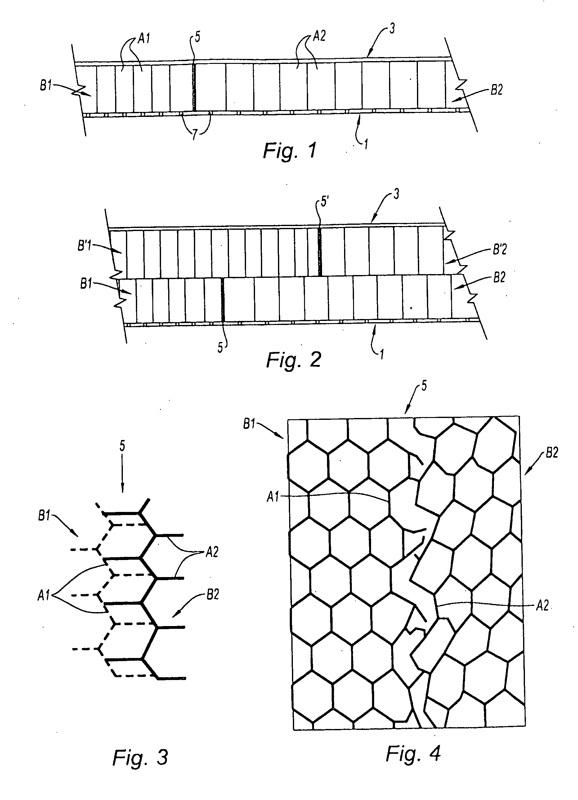 Method for making an acoustic absorption panel in particular for the nacelle of an aircraft engine