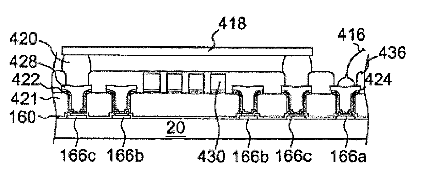 Voltage regulator integrated with semiconductor chip