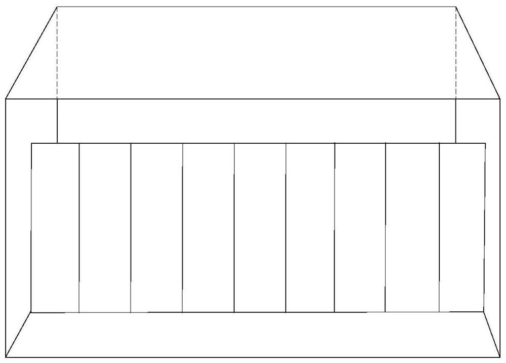 A prefabricated wall, room structure and construction method for large spaces