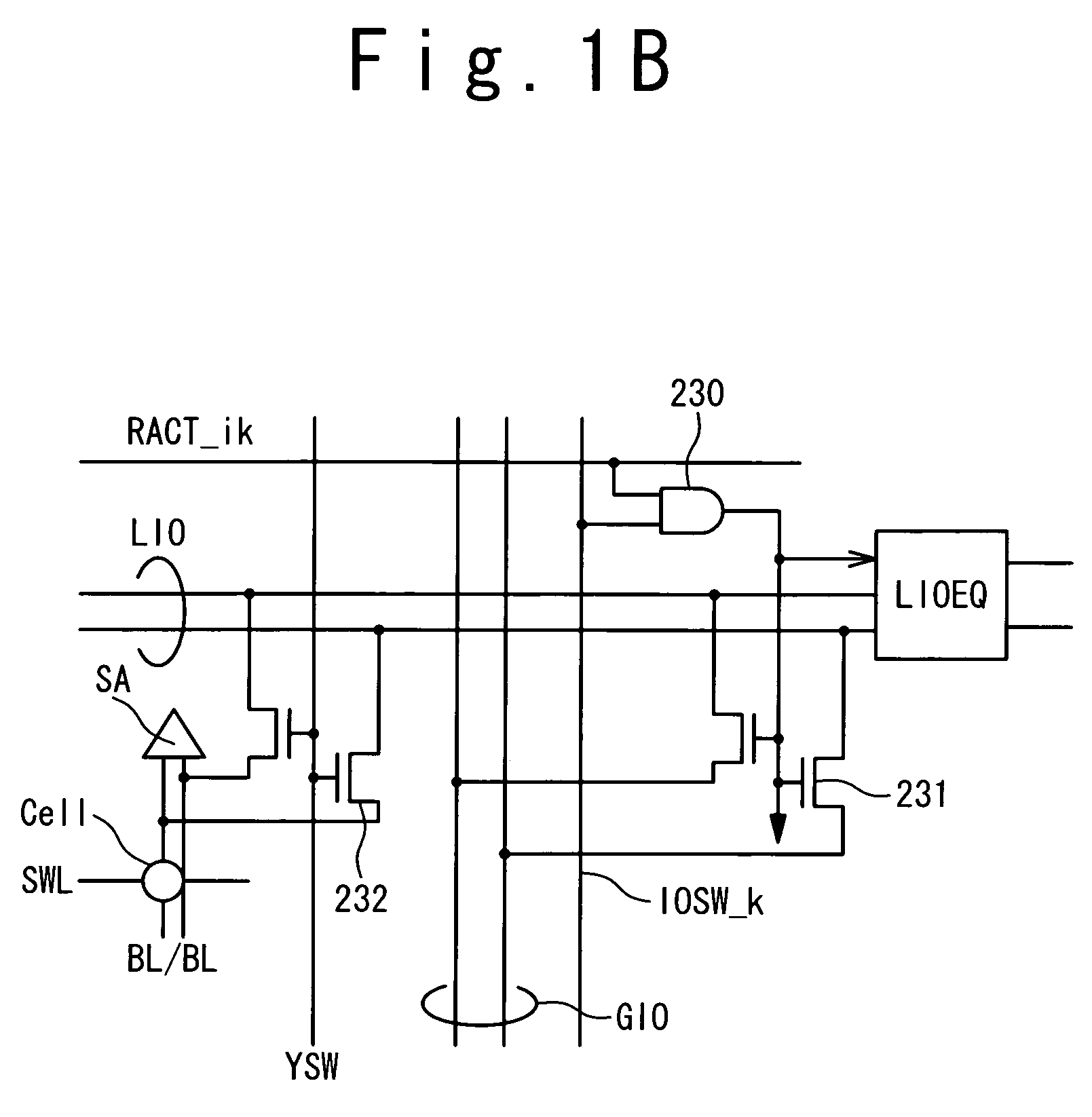 Semiconductor memory device with hierarchical I/O line architecture