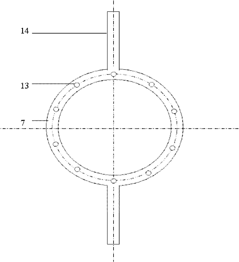 Spraying axial-current fan with ring-shaped water-jet pipe