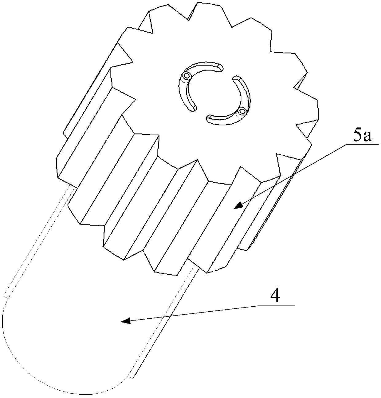 An ablation instrument and laser ablation needle thereof