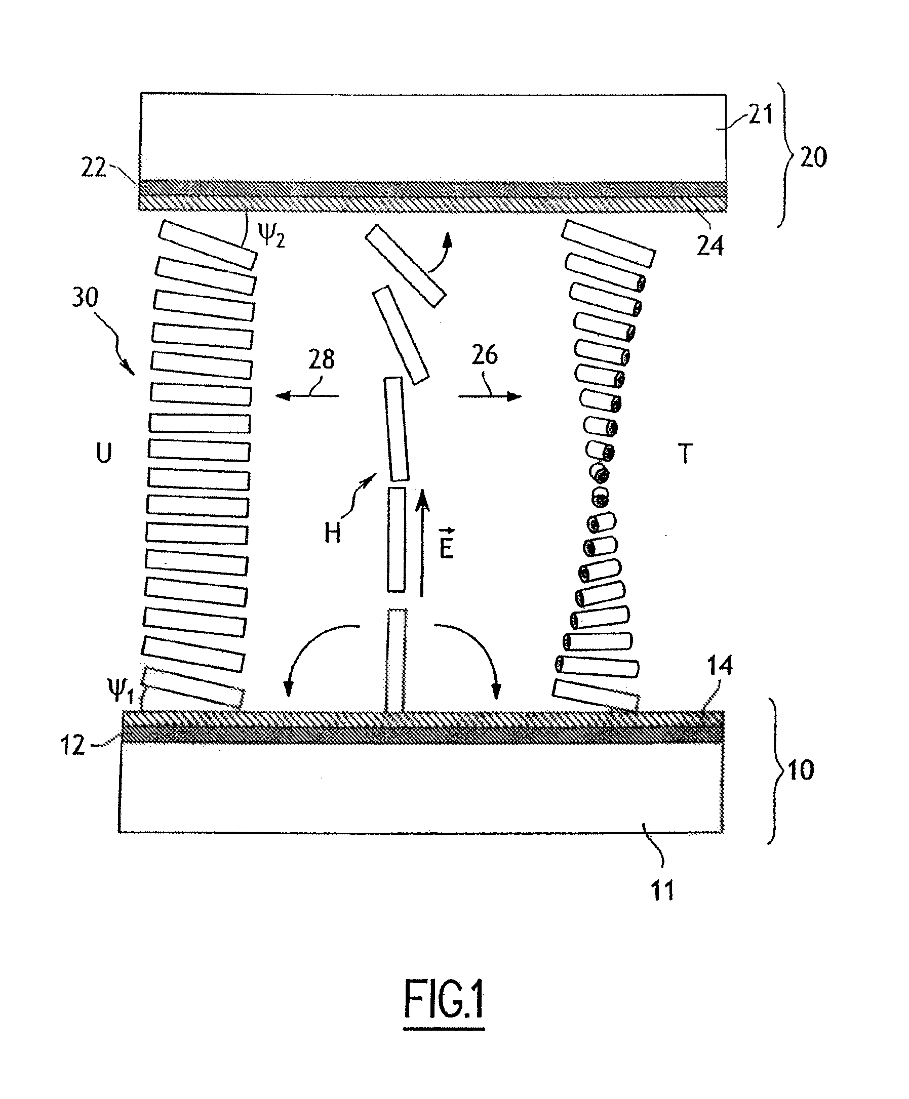 Liquid crystal display device with improved switching means