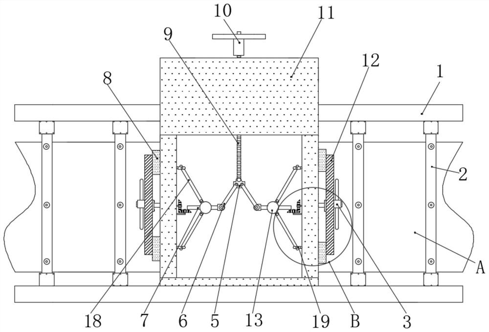 Hot melting connecting device for building water flow pipeline