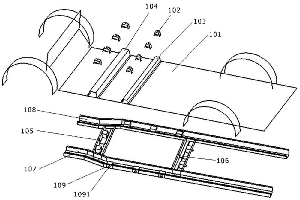 Battery pack integrated with vehicle body and vehicle with battery pack