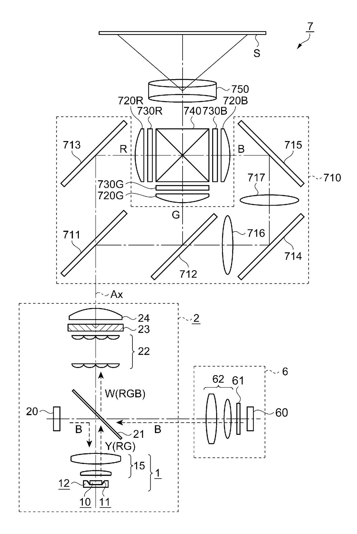 Light source device and projector