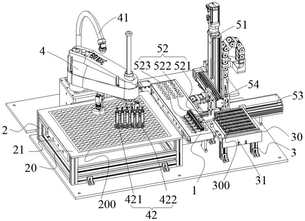 Automatic glass sheet receiving equipment based on visual positioning