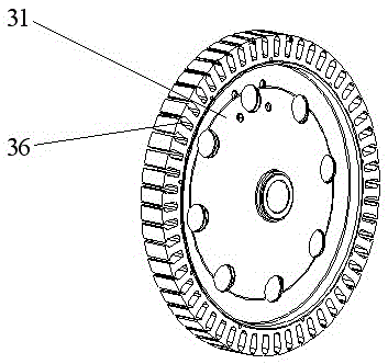 A permanent magnet brushless DC motor for electric vehicles with offset mounting structure