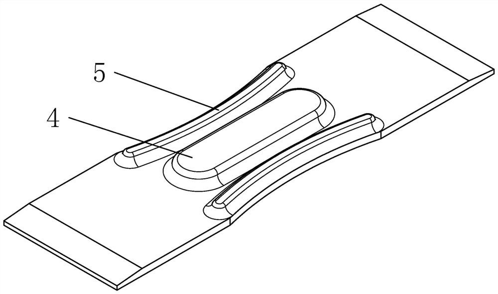 Side-leakage-proof absorption body for hygienic products