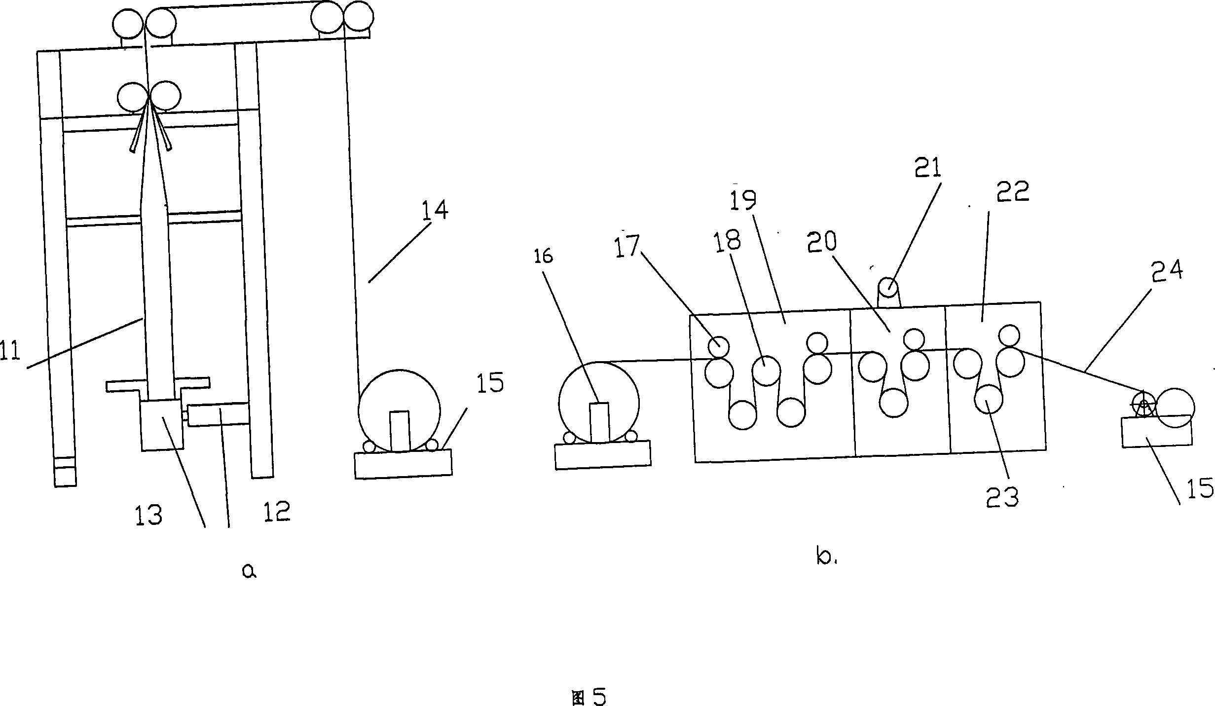 One-way stretching film compounded multiaspect drag-resisting avulsion-resisting film and method for producing the same