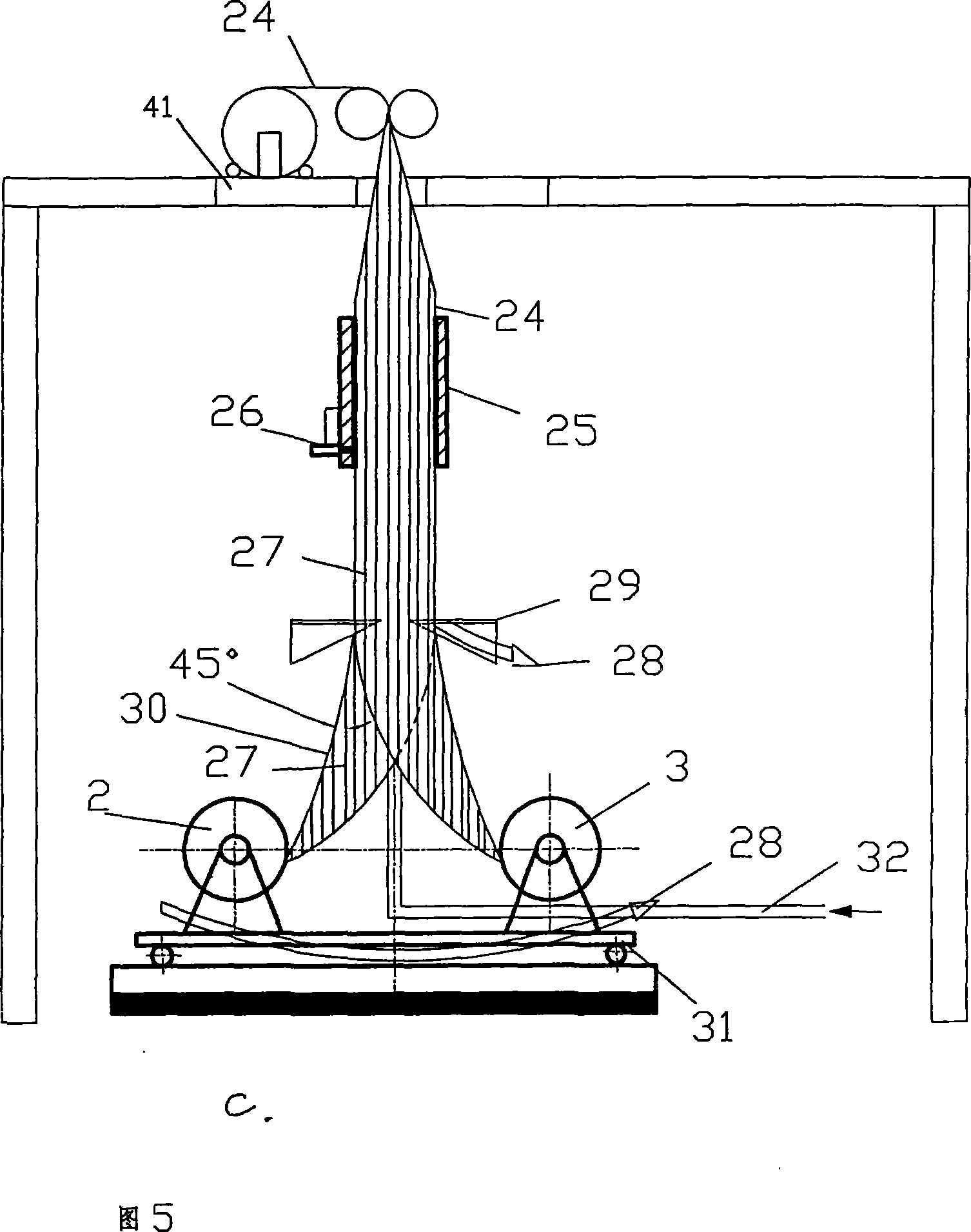 One-way stretching film compounded multiaspect drag-resisting avulsion-resisting film and method for producing the same