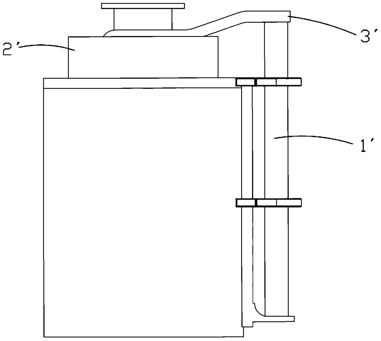 A furnace cover lifting mechanism and a nitriding furnace using the mechanism