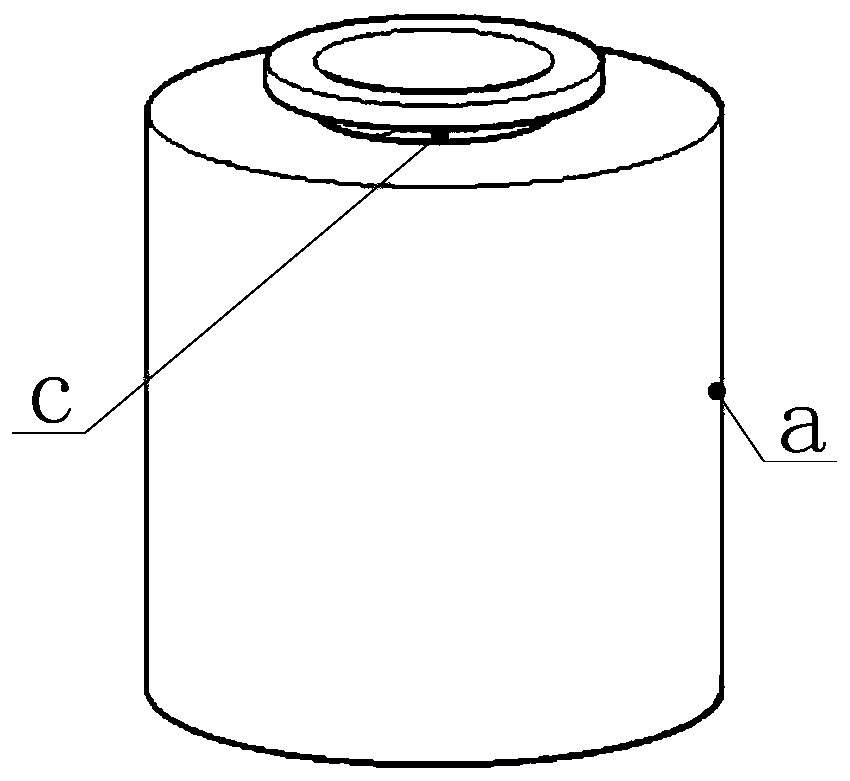 Flue gas sampling probe filter element disassembling device