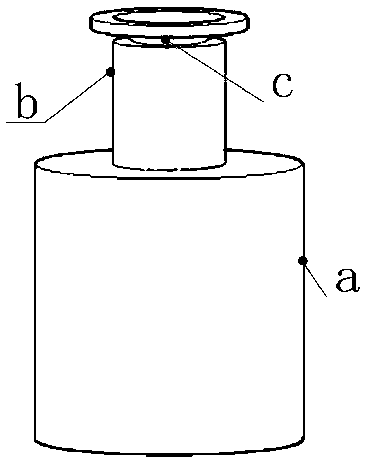 Flue gas sampling probe filter element disassembling device