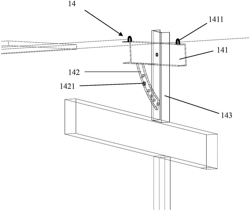 Flexible adjustable photovoltaic cable frame structure and photovoltaic power generation device