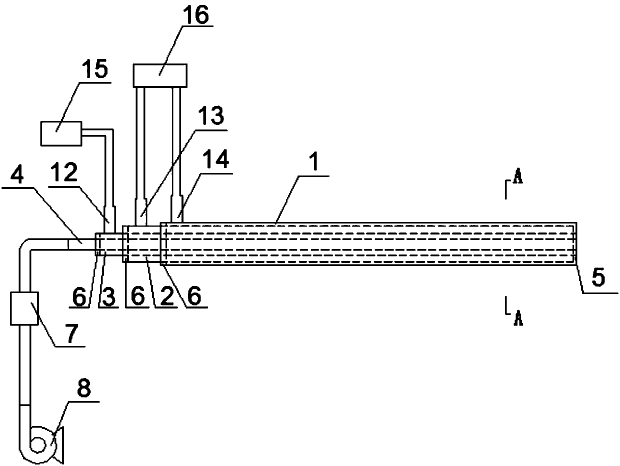 Rapid flame-retardant solid combustion particle sampling device and sampling steps thereof