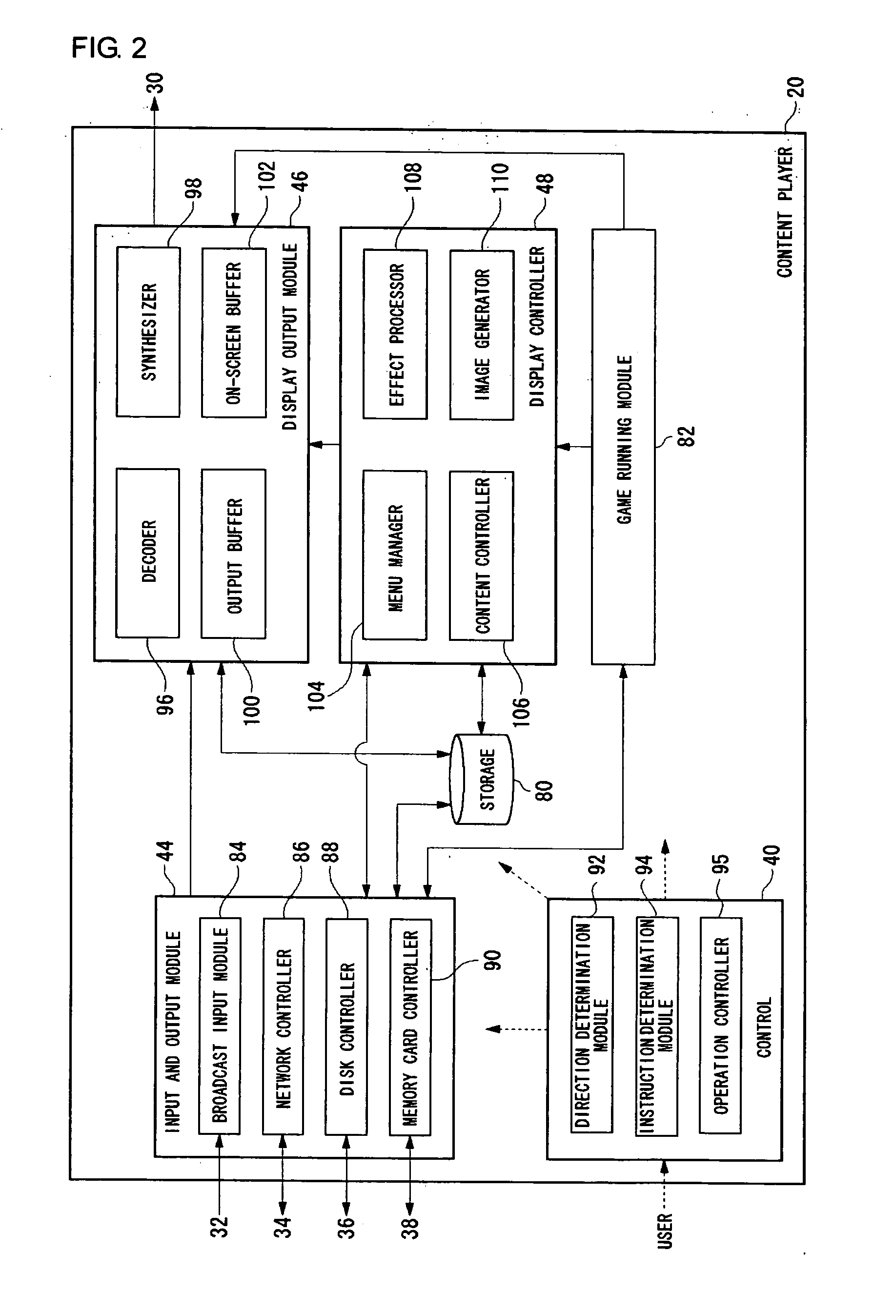 Content Reproduction Device and Menu Screen Display Method