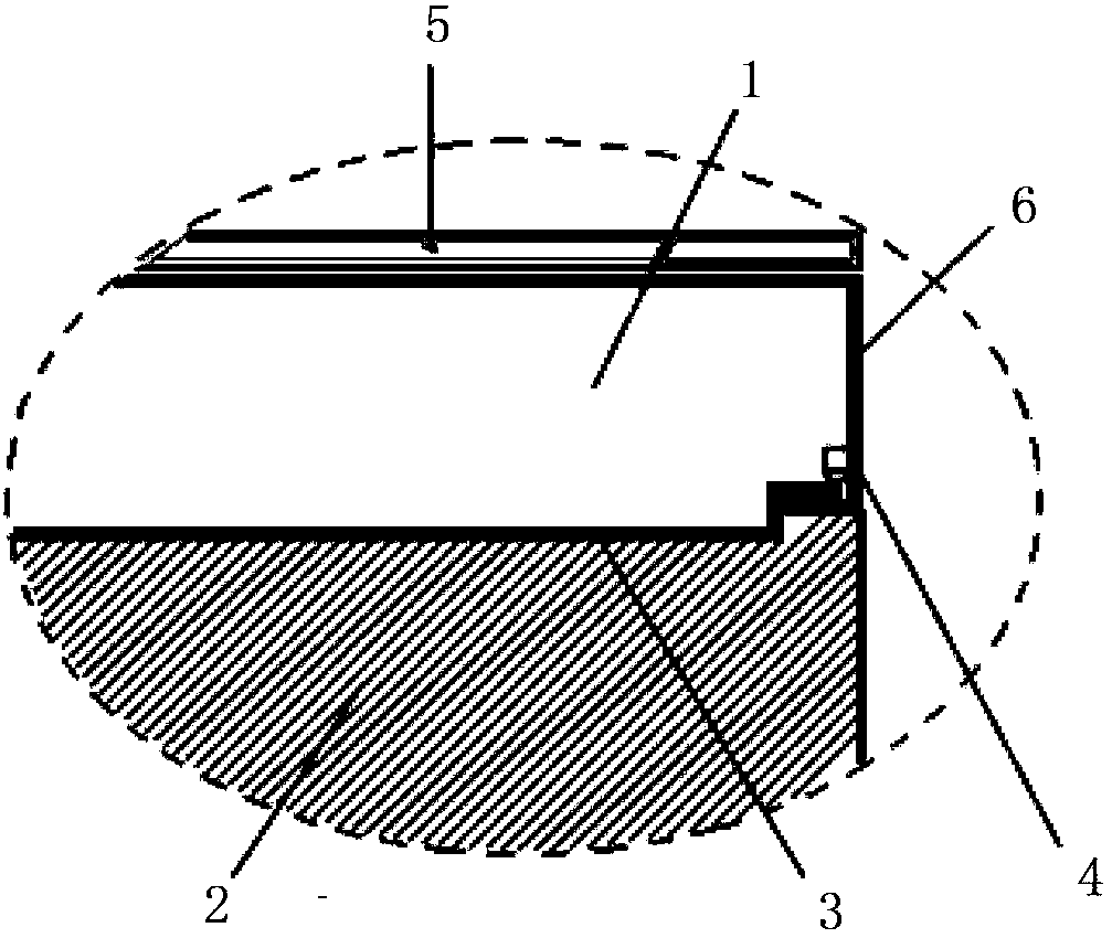 Examination couch with protective device