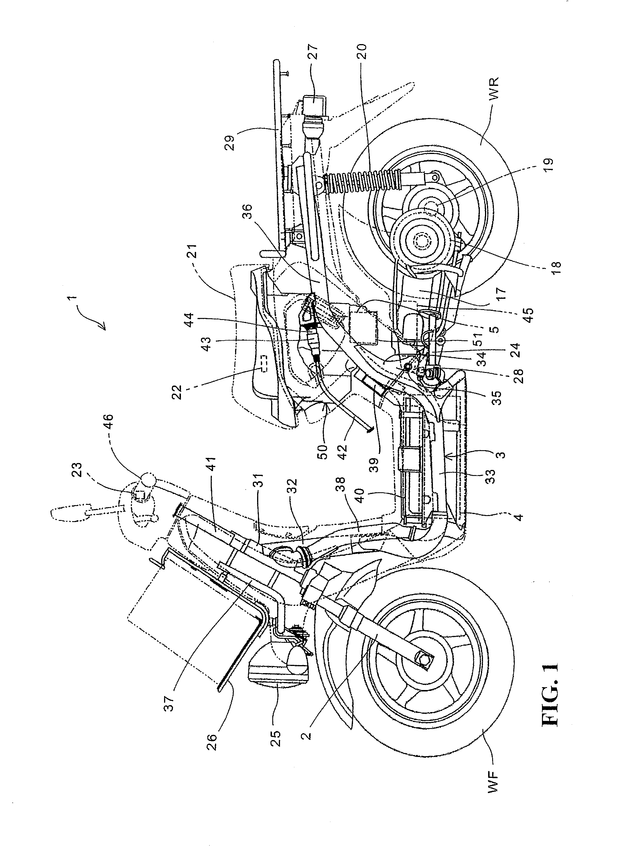 Starting control device of electric vehicle