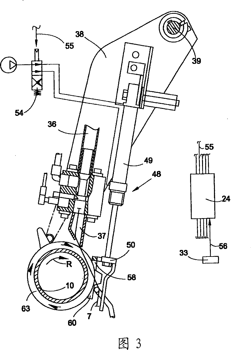 Service assembly for a textile machine which produces crosswound bobbins