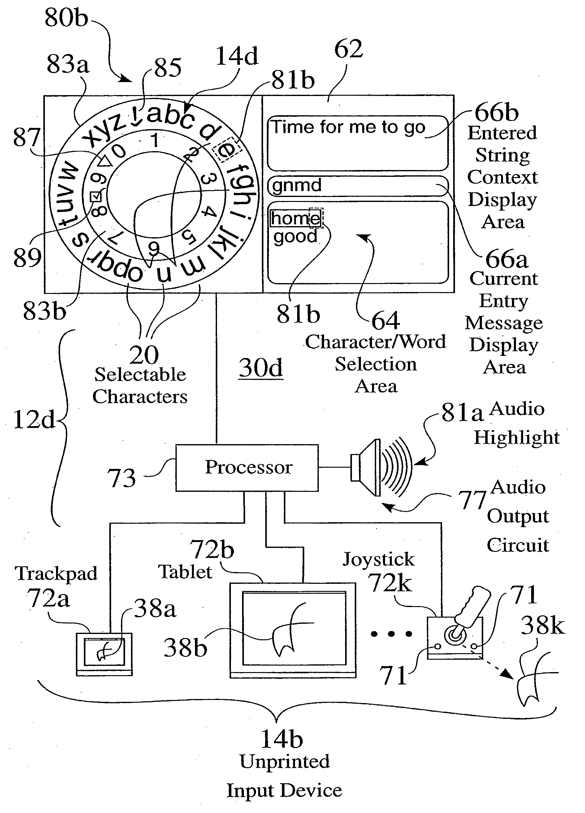 Touch screen and graphical user interface
