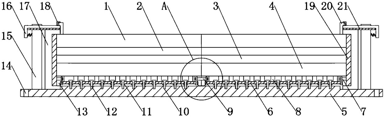Large-size capacitive screen adopting seamless splicing structure