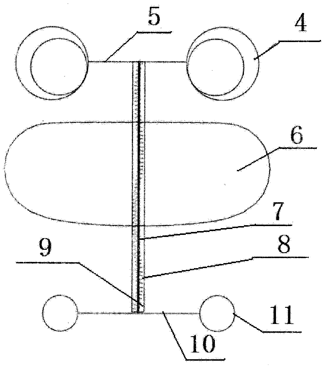 Water body wind energy reoxygenation device and method thereof