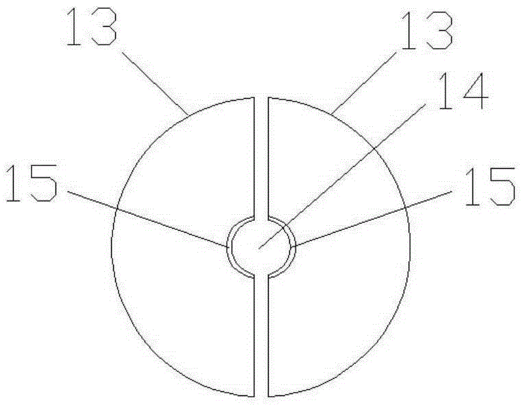 Drilling device used for damping sleeve