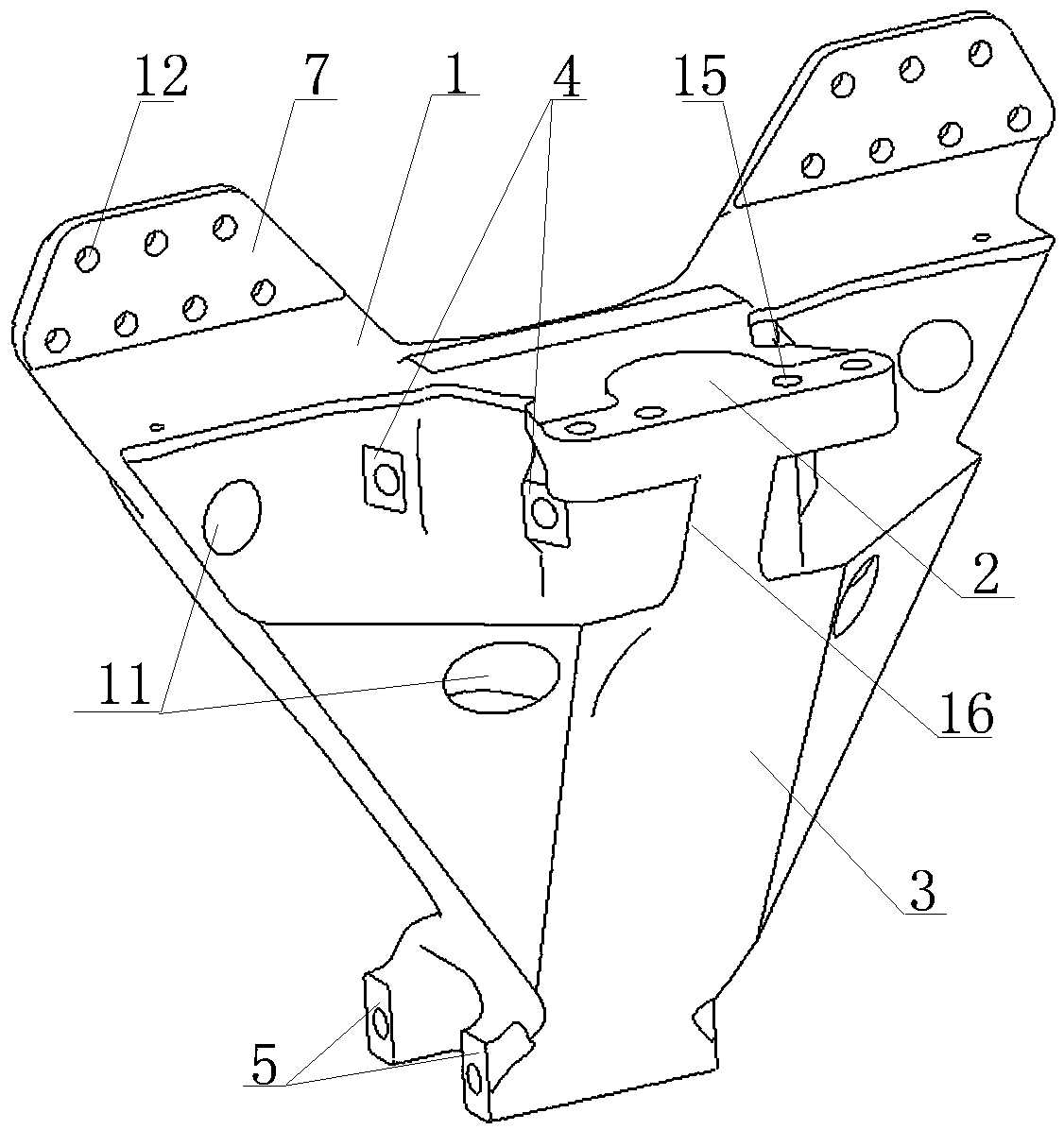 Rear suspension balance shaft support