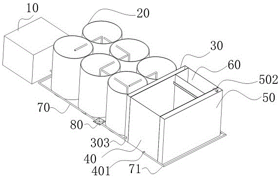 Cyclonic anaerobic reaction apparatus, AMBR sewage treatment system and sewage treatment method