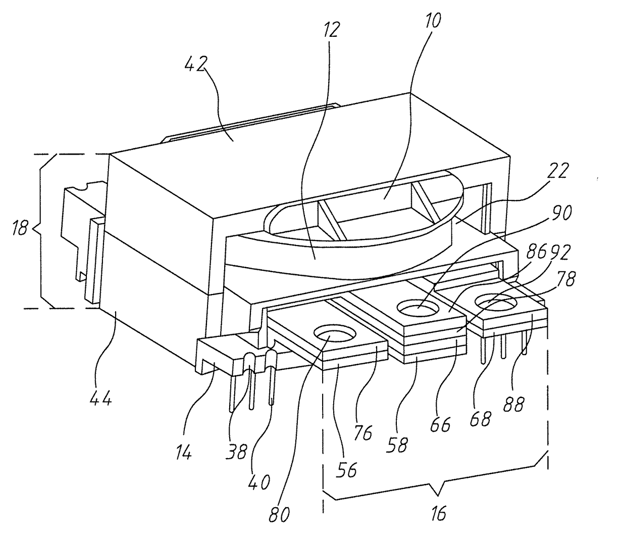 Detachable transformer