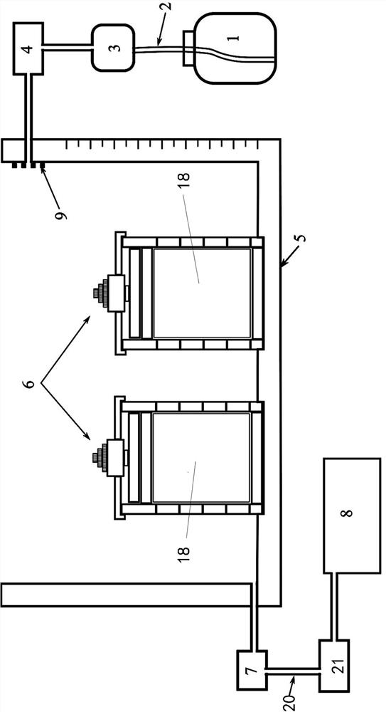 A simulation device and test method for rock mudification process under dynamic water circulation and load conditions