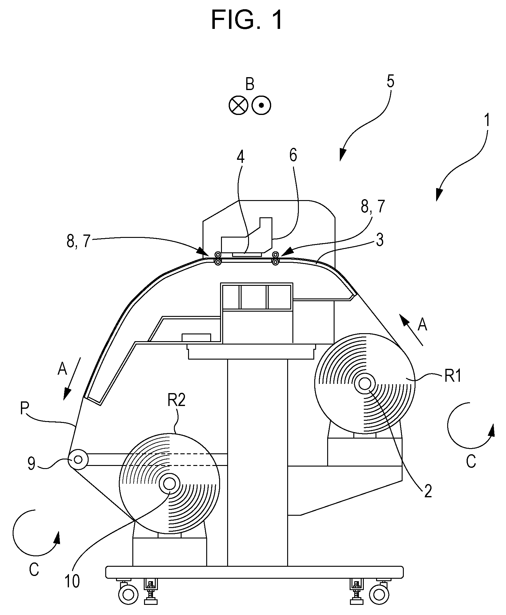 Recording apparatus and winding method