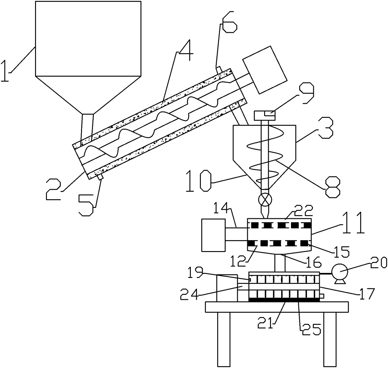 Feed processing system for piglets