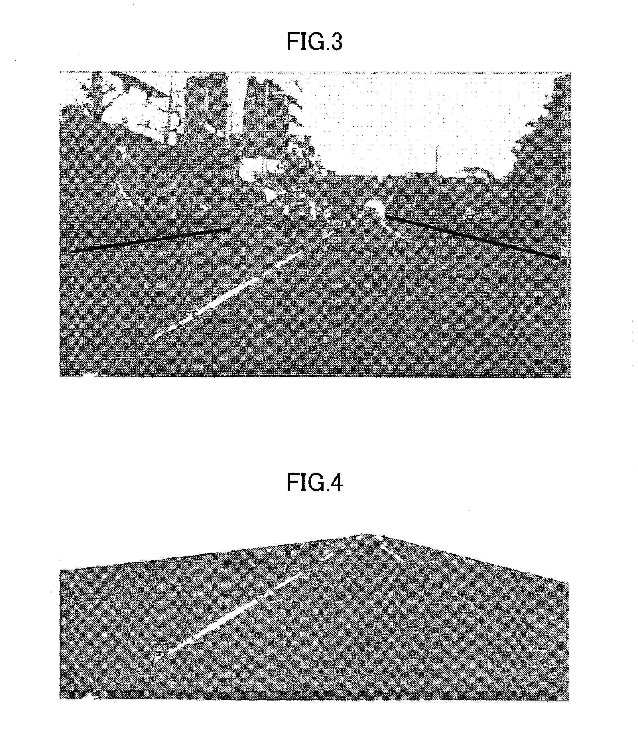 Method and system for detecting vehicle position by employing polarization image