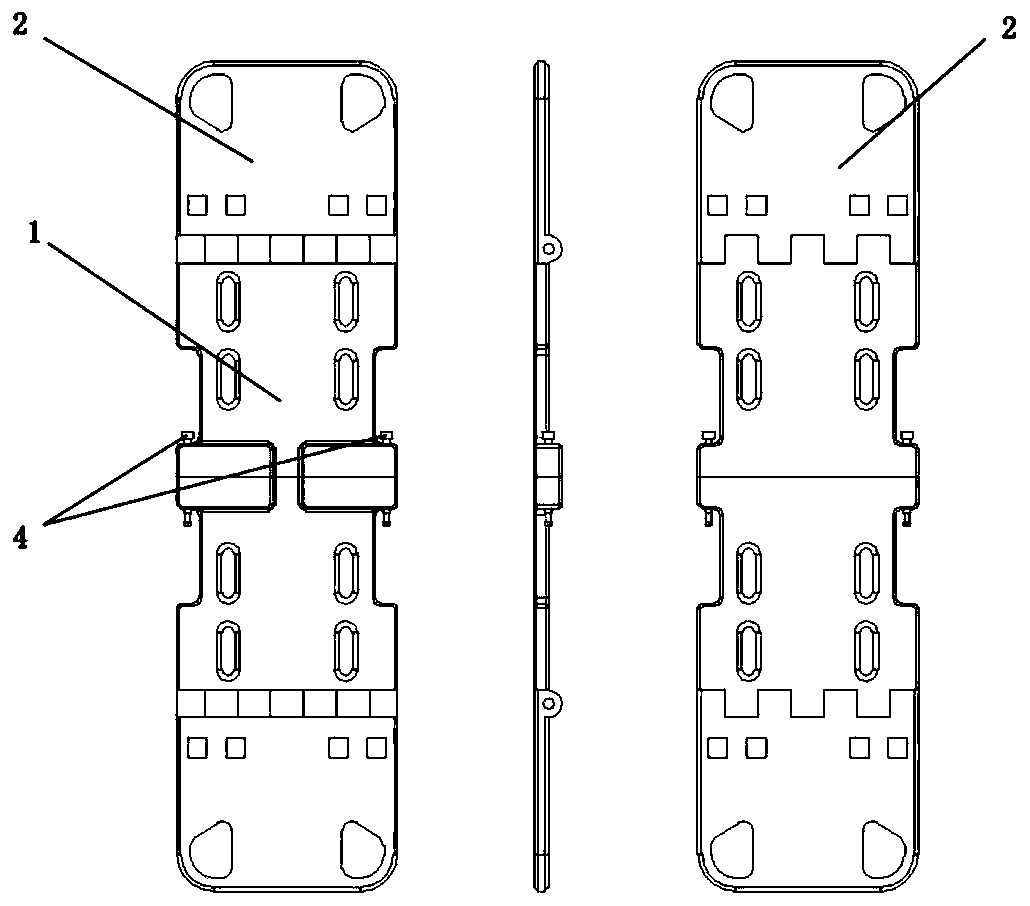 Stretcher suitable for radiation environment