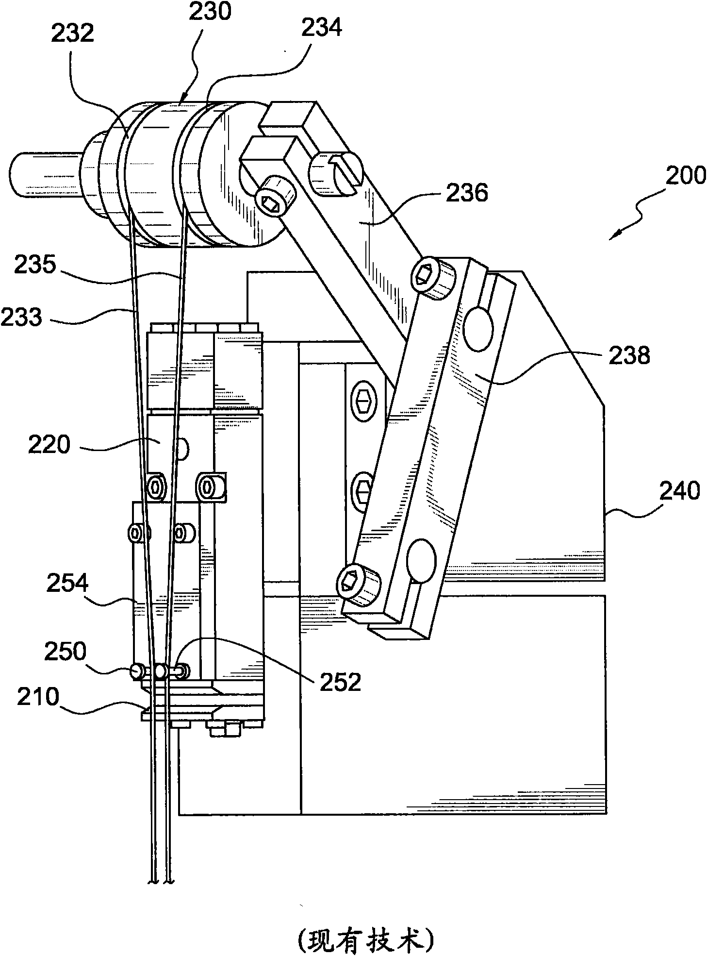 Strand positioning guide having reversely oriented v-shaped slots for use in connection with strand coating applicators
