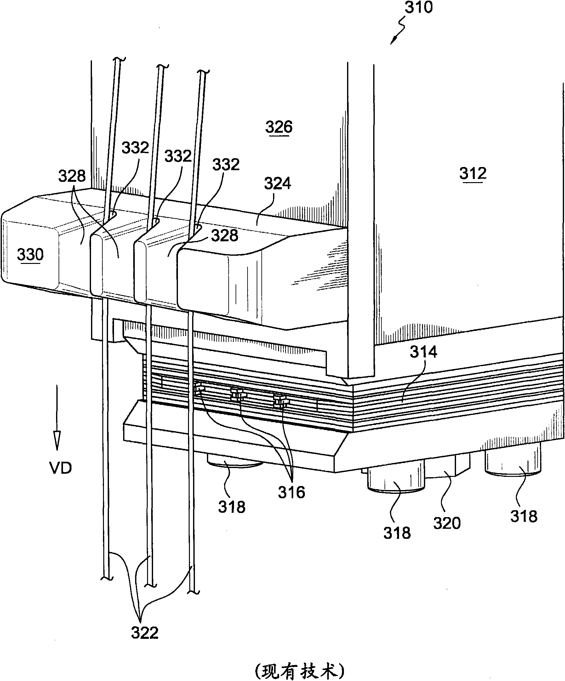 Strand positioning guide having reversely oriented v-shaped slots for use in connection with strand coating applicators
