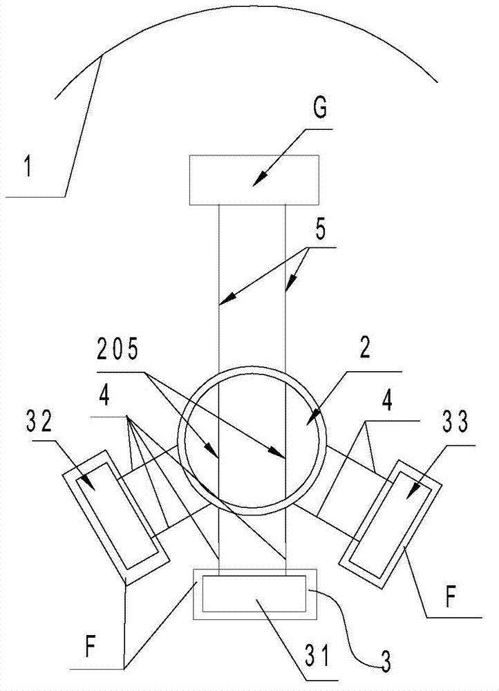 Simulation operation device enabling multiple types of simulation operation platforms to share view displayer