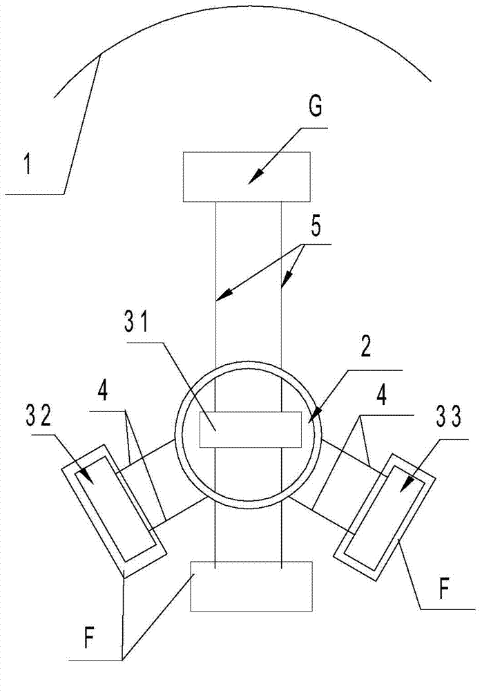 Simulation operation device enabling multiple types of simulation operation platforms to share view displayer