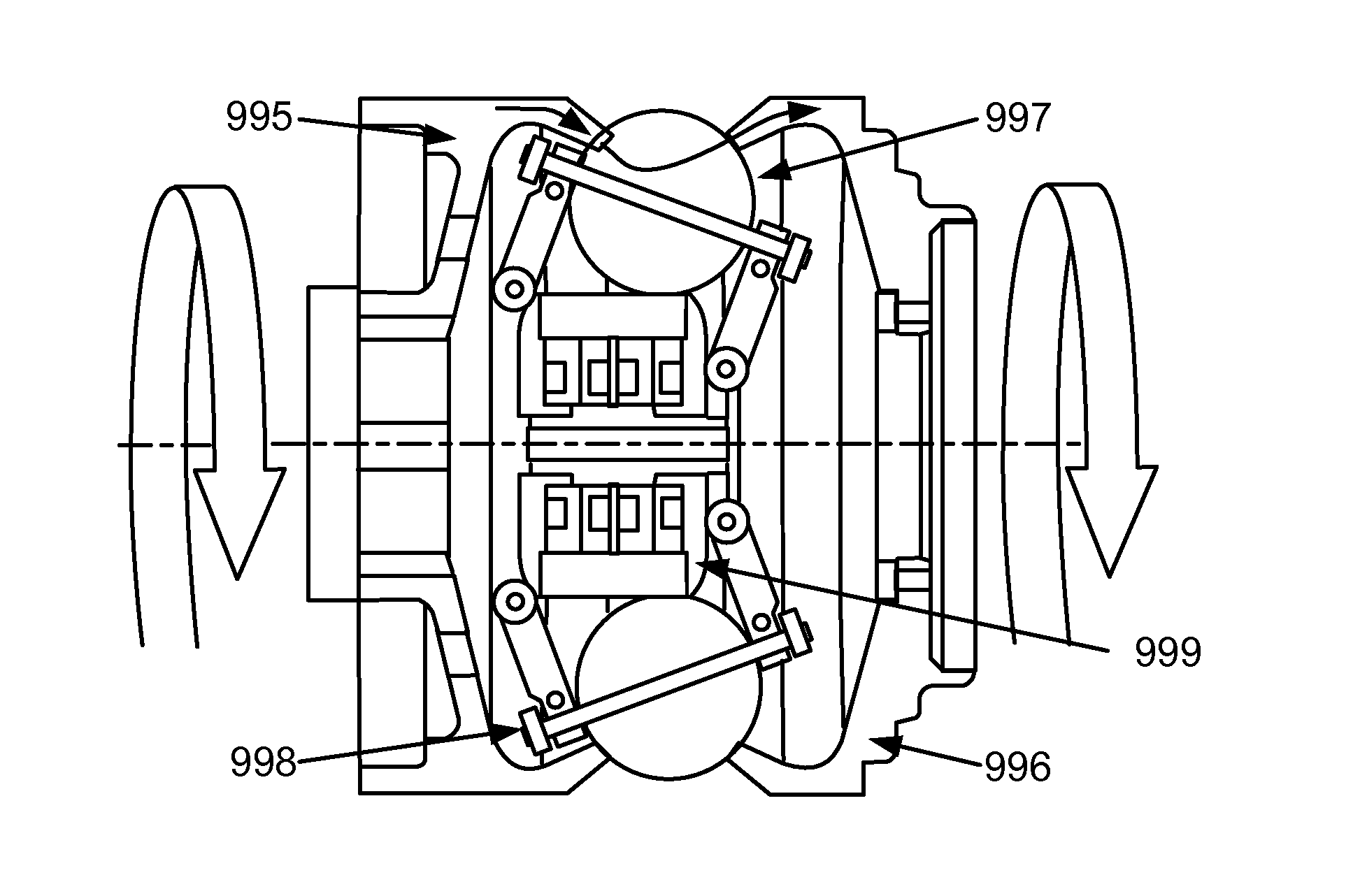 Ball type CVT/IVT including planetary gear sets