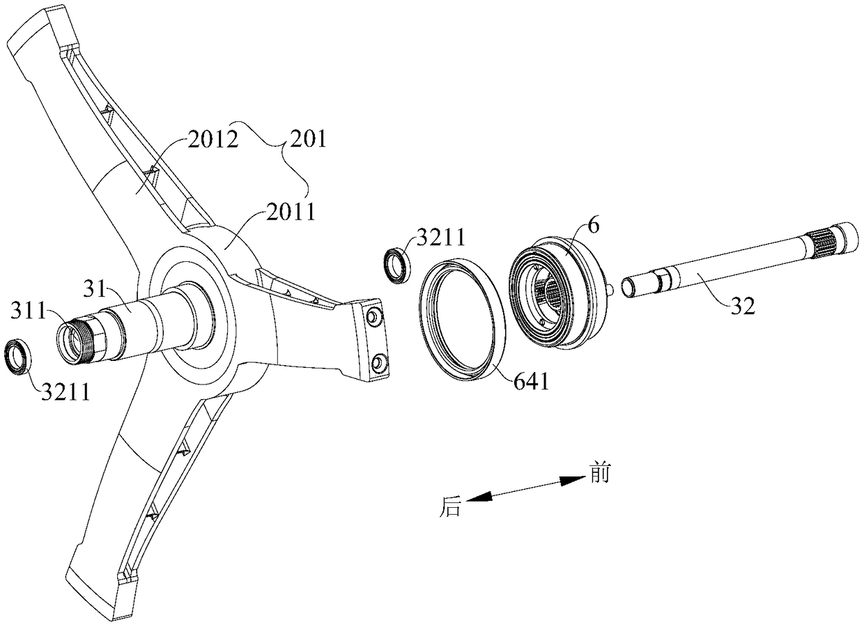 Brake for roller washing machine and roller washing machine